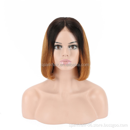 SPARK Pre Plucked Lace Wig Vendor 4x4 Lace closure Wig Virgin Cuticle Aligned Hair Manufacturer Wholesale Virgin Hair Wigs